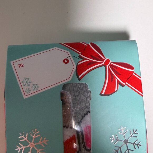 Nordstrom Wine Lover Holiday Christmas Socks Gift Box size 5 10 - Picture 7 of 8